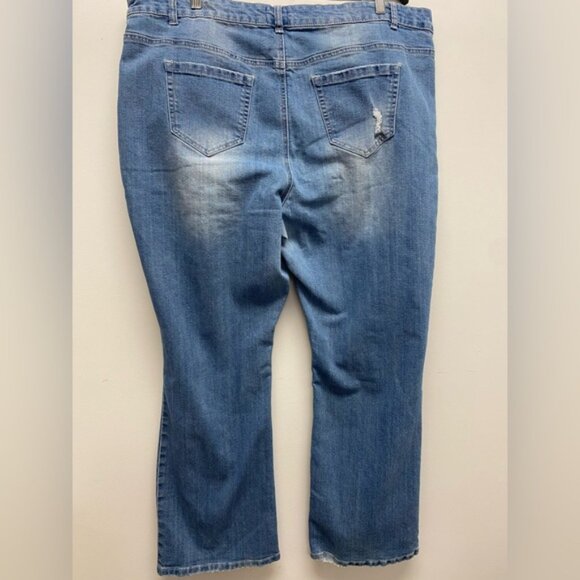 DC Womens Distressed Denim Jeans Size 22 - Picture 4 of 7